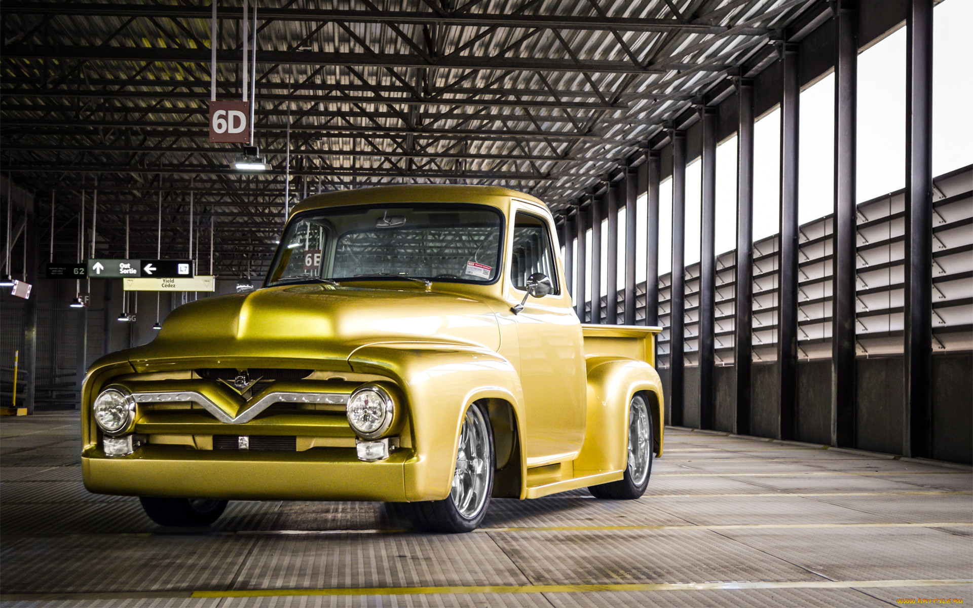 , custom pick-up, ford